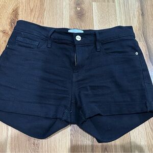 Frame Denim Black Jean Shorts Le Cutoff Style